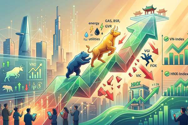 VN-Index lập đỉnh lịch sử bất chấp áp lực chốt lời