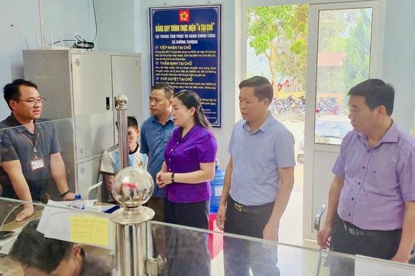 Tuyên Quang: Kiểm tra, giám sát nhiều xã, chấn chỉnh kịp thời những "điểm nghẽn" ở cơ sở