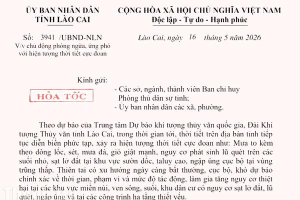 Kiểm tra để phòng ngừa, giảm nhẹ thiệt hại do thiên tai ở Lào Cai