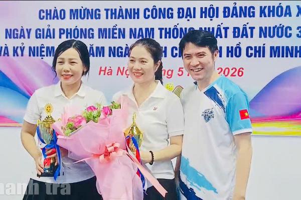 Khi sân Pickleball trở thành điểm kết nối cán bộ Thanh tra Chính phủ