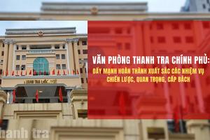 Văn phòng Thanh tra Chính phủ: Đẩy mạnh hoàn thành xuất sắc các nhiệm vụ chiến lược, quan trọng, cấp bách