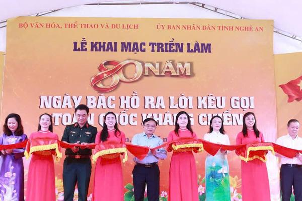 Nghệ An: Triển lãm 80 năm ngày Bác Hồ ra lời kêu gọi toàn quốc kháng chiến