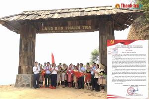Những ngôi nhà mới tại “Làng Báo Thanh tra” ở xã Hạnh Phúc