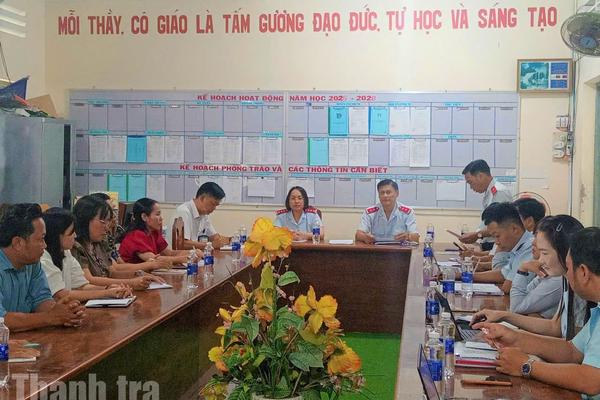 Cà Mau: Phát hiện hàng loạt vi phạm tại Trường THCS Tạ Tài Lợi