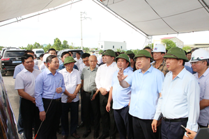 Phó Thủ tướng Thường trực kiểm tra tiến độ dự án tại Bắc Ninh