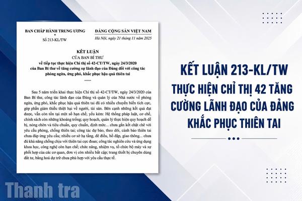 Đảng ủy Báo Thanh tra tuyên truyền thực hiện Kết luận số 213-KL/TW về công tác phòng ngừa, ứng phó, khắc phục hậu quả thiên tai