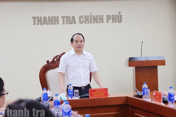 Tổng Thanh tra Chính phủ làm việc với lãnh đạo các Cục VII, VIII, IX