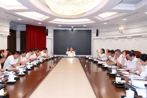 Hội đồng thẩm phấn Toà án nhân dân Tối cao biểu quyết thông qua các dự thảo án lệ