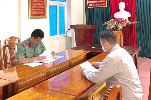 Thanh Hóa: Xử phạt người đăng tải thông tin “chốt” Cảnh sát giao thông lên mạng xã hội