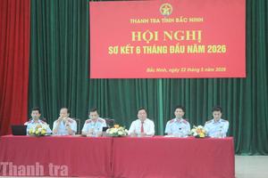 Thanh tra tỉnh Bắc Ninh tổ chức Hội nghị sơ kết 6 tháng đầu năm 2026