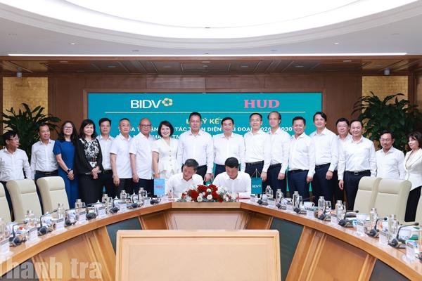 BIDV và HUD tăng cường hợp tác hướng tới phát triển bền vững