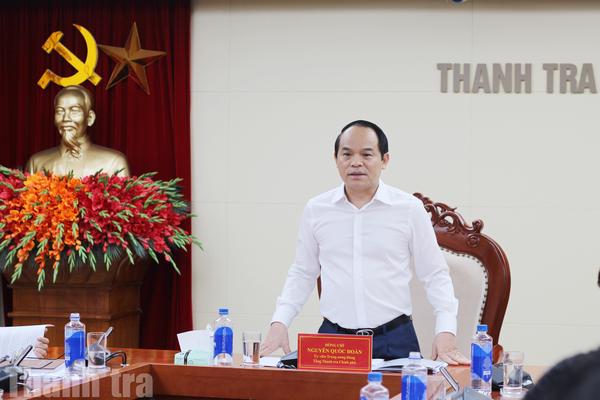 Tổng Thanh tra Chính phủ yêu cầu nâng cao chất lượng tham mưu, siết chặt kỷ luật công vụ