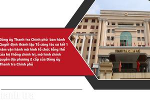 Thành lập Tổ công tác sơ kết vận hành hệ thống chính trị, chính quyền 2 cấp