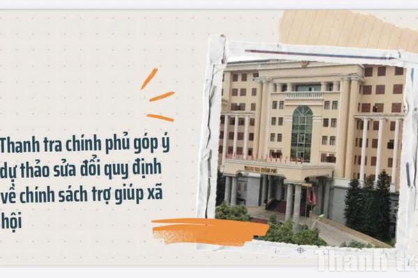 Thanh tra Chính phủ góp ý dự thảo sửa đổi quy định về chính sách trợ giúp xã hội