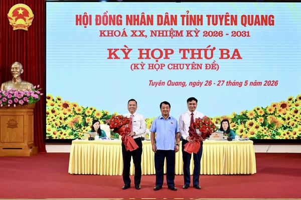 Tuyên Quang: Bầu bổ sung 2 Phó Chủ tịch UBND tỉnh nhiệm kỳ 2026 - 2031