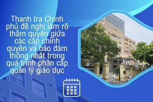 Không để “vênh” pháp lý trong phân cấp quản lý giáo dục
