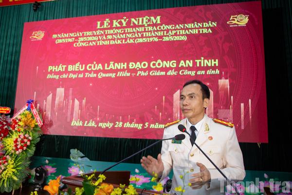 Phó Giám đốc Công an tỉnh Đắk Lắk: Xây dựng đội ngũ cán bộ thanh tra “sắc như gương, trong sáng như gương”