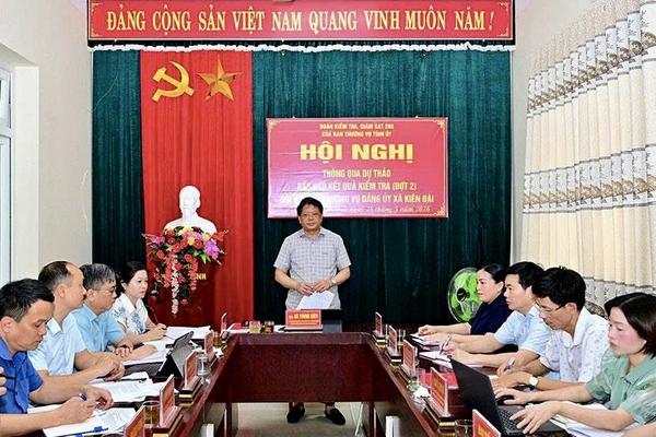 Tuyên Quang: Các xã Kim Bình, Tri Phú, Kiên Đài cần tập trung tháo gỡ khó khăn sau sáp nhập
