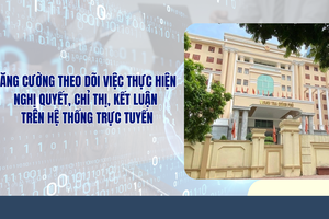Mở rộng theo dõi việc thực hiện nghị quyết, chỉ thị, kết luận trên hệ thống trực tuyến