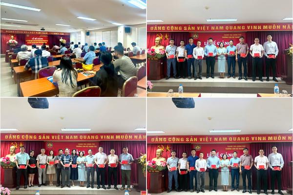 Bế giảng lớp bồi dưỡng chuyên sâu nghiệp vụ thanh tra trong quản lý, khai thác tài nguyên, khoáng sản khóa 1/2026
