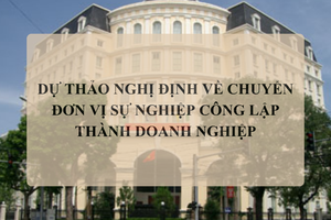 Bộ Tài chính đề xuất mô hình mới chuyển đổi đơn vị sự nghiệp công lập thành doanh nghiệp