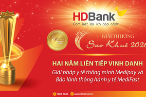 HDBank ghi dấu ấn tại Sao Khuê 2026 với bộ đôi giải pháp y tế số MediPay – MediFast