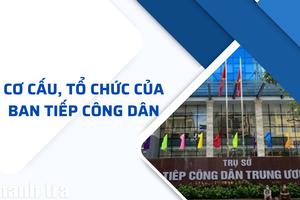 Cơ cấu, tổ chức của Ban Tiếp công dân