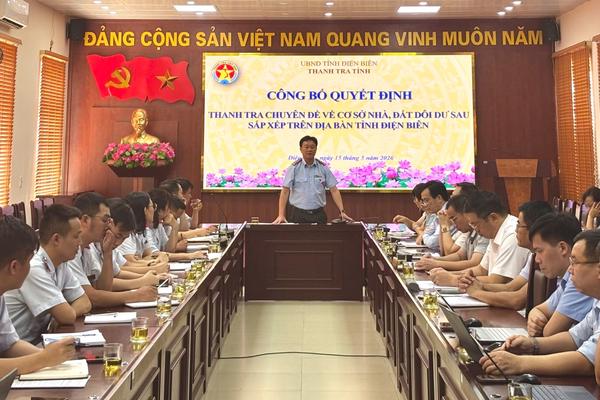 Thanh tra tỉnh Điện Biên giữ vững hiệu quả hoạt động sau gần 1 năm vận hành chính quyền địa phương 2 cấp