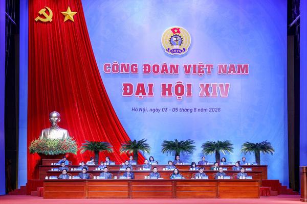 Đại hội XIV Công đoàn Việt Nam bước vào phiên trọng thể, quyết định nhiều nội dung quan trọng