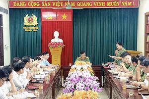 Thanh tra Công an Ninh Bình: Thanh tra công tác bảo vệ bí mật Nhà nước và an ninh mạng tại 13 đơn vị