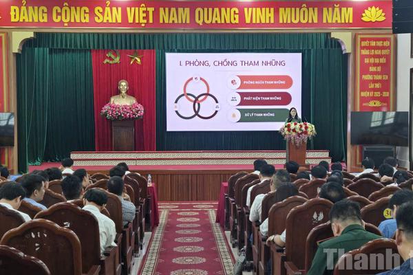 Hà Tĩnh: Nâng cao nghiệp vụ tiếp công dân và phòng, chống tham nhũng cho cán bộ
