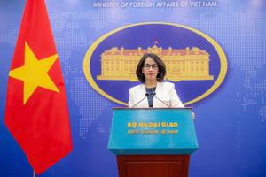 Liên quan đến hoạt động của tàu De Ruyter tại khu vực quần đảo Hoàng Sa, Việt Nam lên tiếng