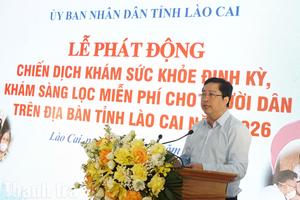 Lào Cai triển khai chiến dịch khám sức khỏe định kỳ, sàng lọc miễn phí