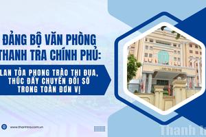 Đảng bộ Văn phòng Thanh tra Chính phủ: Lan tỏa phong trào thi đua, thúc đẩy chuyển đổi số trong toàn đơn vị