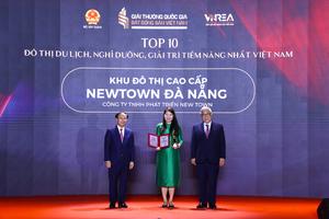 Khu đô thị cao cấp Newtown được vinh danh Top 10 đô thị du lịch, nghỉ dưỡng, giải trí tiềm năng nhất Việt Nam