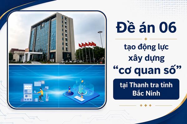 Đề án 06 tạo động lực xây dựng “cơ quan số” tại Thanh tra tỉnh Bắc Ninh
