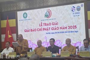 Giải Báo chí Phật giáo: Tinh thần từ bi, trí tuệ của Phật giáo thẩm thấu sâu rộng vào đời sống