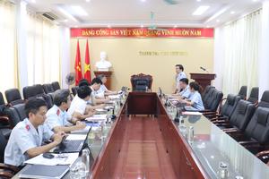 Tổ công tác của Thanh tra Chính phủ làm việc với Thanh tra Ninh Bình về các nhiệm vụ trọng tâm, cấp bách