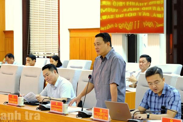 Tổ công tác Thanh tra Chính phủ làm việc về các thanh tra chuyên đề tại TP Huế