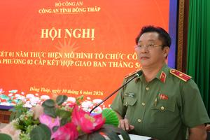 Đồng Tháp: Sau hơn 1 năm thực hiện mô hình Công an địa phương 2 cấp, tội phạm giảm 38,4%