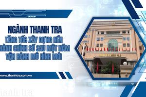 Ngành Thanh tra tăng tốc xây dựng nền hành chính số sau một năm vận hành mô hình mới