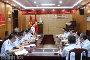 Tổ công tác của Thanh tra Chính phủ làm việc với Thanh tra TP Hà Nội về các nhiệm vụ trọng tâm, cấp bách