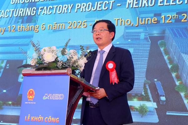 Phú Thọ khởi công nhà máy sản xuất, chế tạo vi mạch điện tử