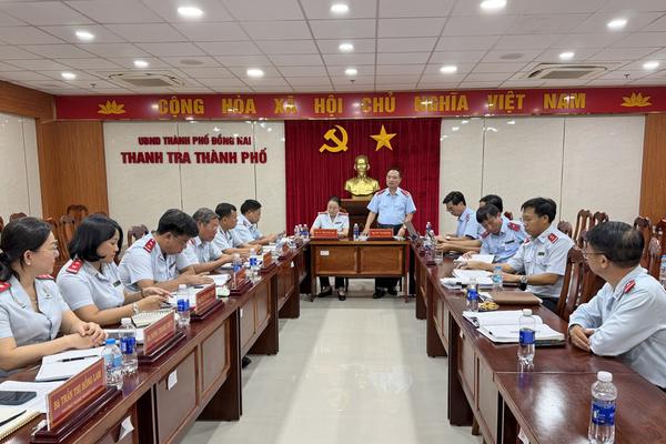 Tổ công tác Thanh tra Chính phủ làm việc về thanh tra chuyên đề và giải quyết khiếu nại, tố cáo tại Đồng Nai