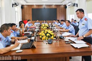 Tổ công tác Cục I, Thanh tra Chính phủ làm việc với Thanh tra tỉnh Lào Cai