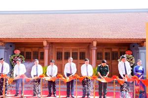 Nghệ An: Khánh thành công trình lưu niệm đồng chí Hồ Tùng Mậu