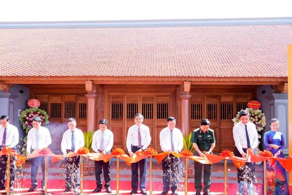 Nghệ An: Khánh thành công trình lưu niệm đồng chí Hồ Tùng Mậu
