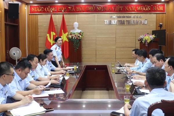 Tổ công tác của Thanh tra Chính phủ làm việc với Thanh tra TP Hà Nội về các nhiệm vụ trọng tâm, cấp bách