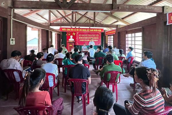 Xã biên giới Trường Sơn: Điểm sáng trong công tác giải quyết đơn thư, giữ vững ổn định địa bàn