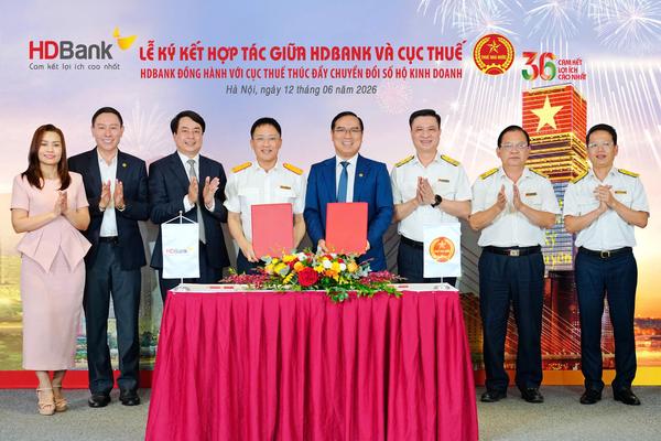 HDBank đồng hành cùng Cục Thuế thúc đẩy chuyển đổi số hộ kinh doanh